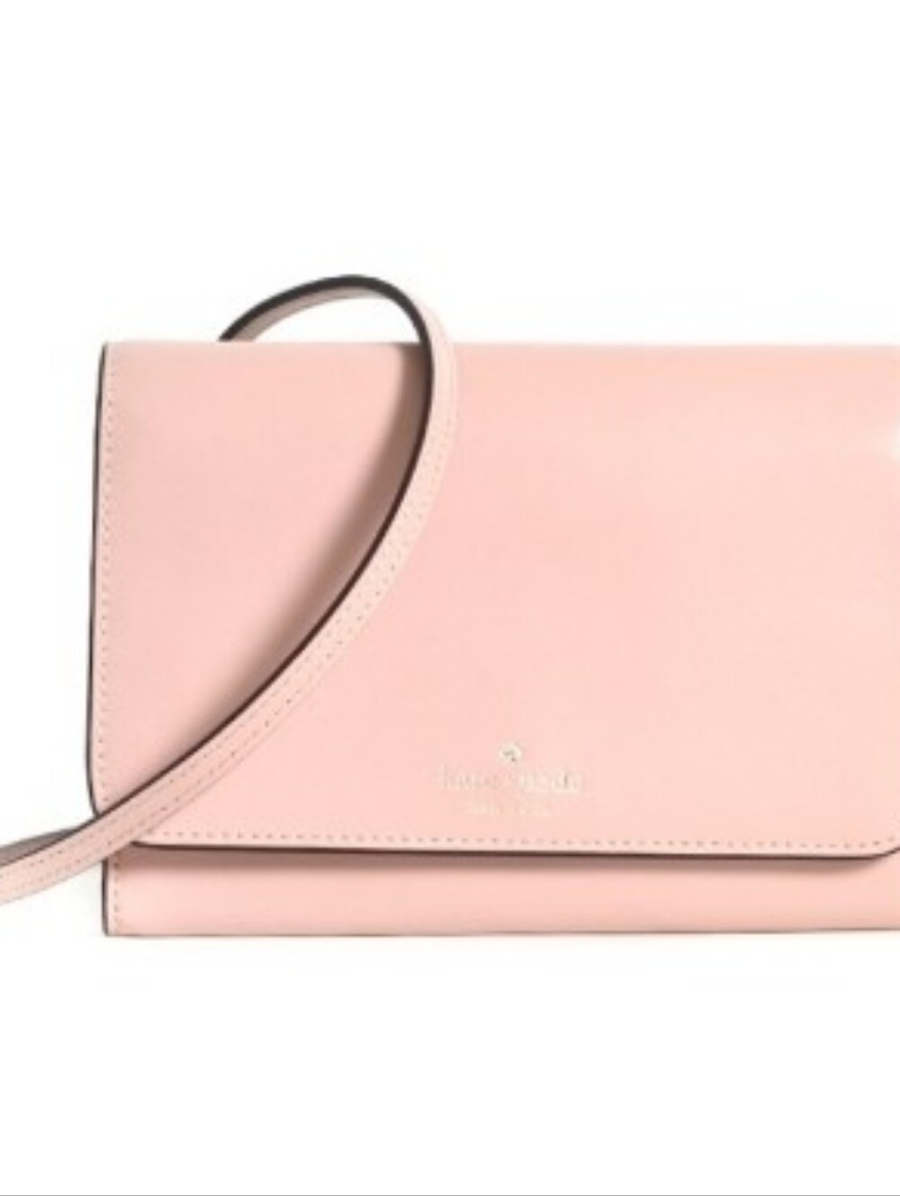 🆕️ Kate Spade Kerri Pink Smooth Leather Small Flap Crossbody